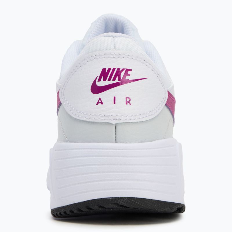 Nike Air Max SC women's shoes white/photon dust/black/hot fuchsia 6