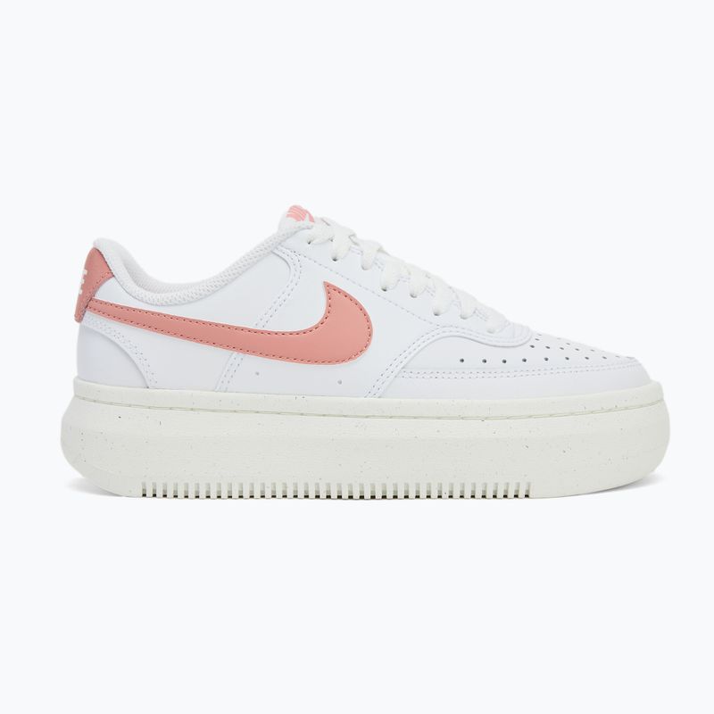 Nike Court Vision Alta women's shoes white/sail/red stardust 2