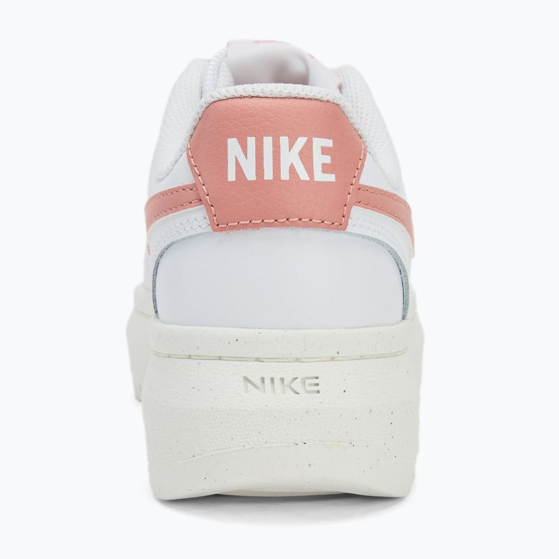 Nike Court Vision Alta women's shoes white/sail/red stardust 6