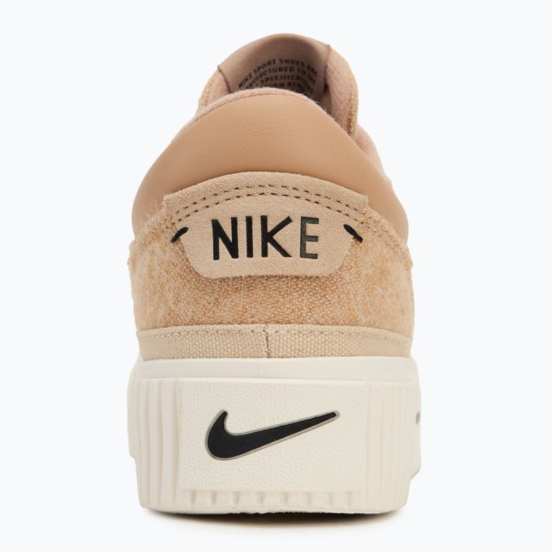 Nike Court Legacy Lift women's shoes hemp/sail/sanddrift/black 6