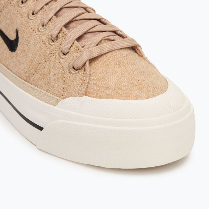 Nike Court Legacy Lift women's shoes hemp/sail/sanddrift/black 7