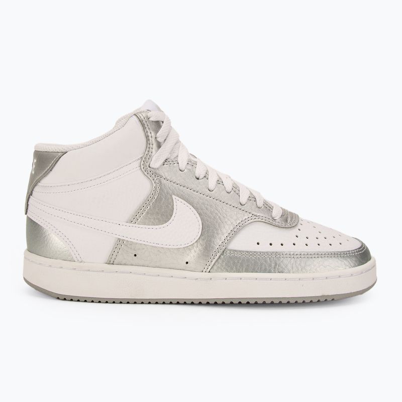 Nike Court Vision Mid grey/silver/white women's shoes 2