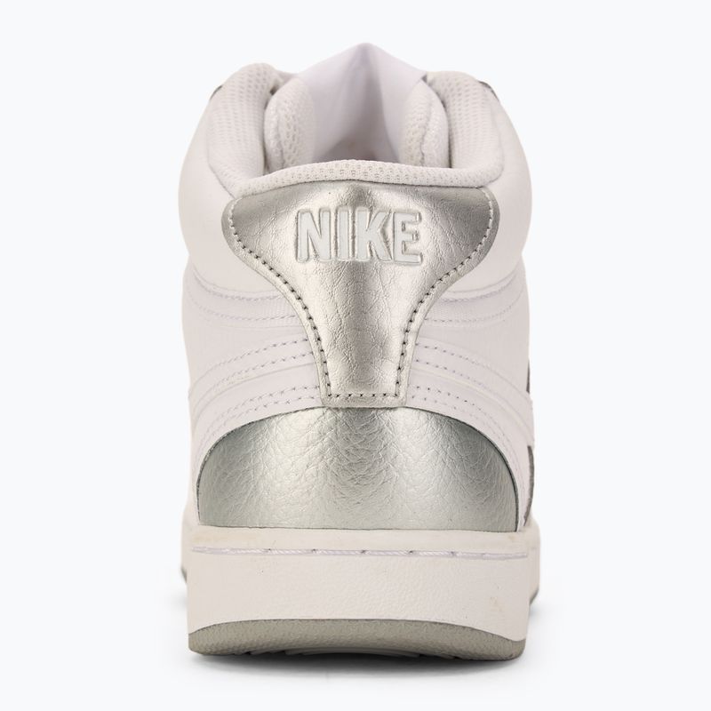 Nike Court Vision Mid grey/silver/white women's shoes 6