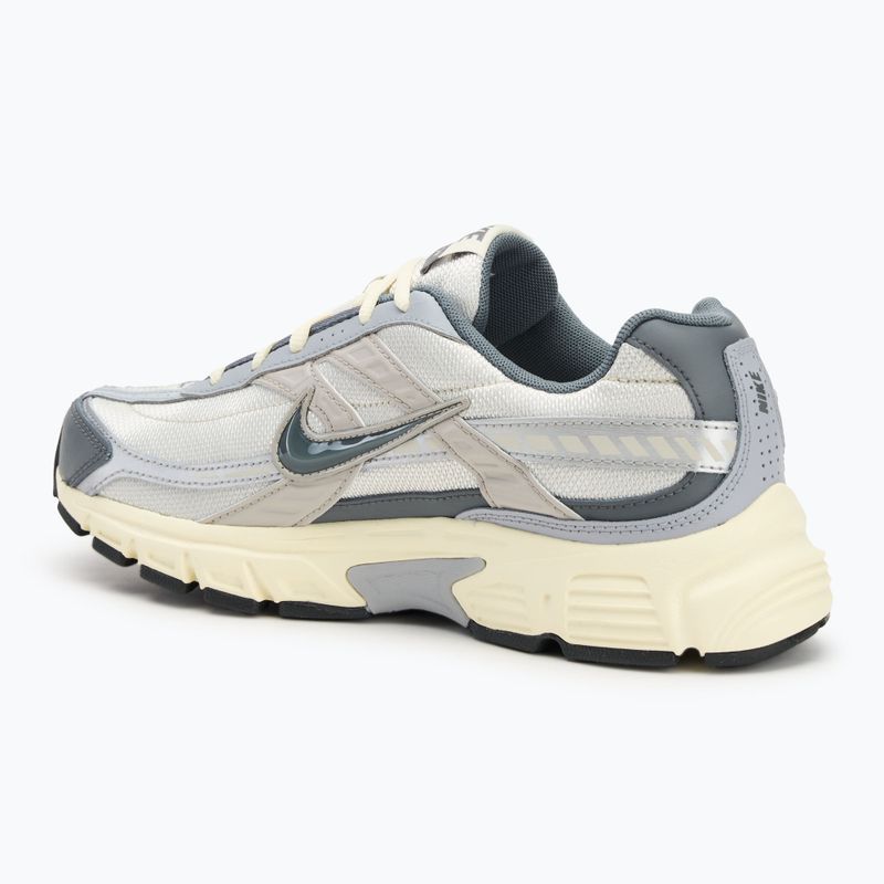 Nike Initiator men's running shoes light bone/coconut milk/ metallic silver/smoke grey 3