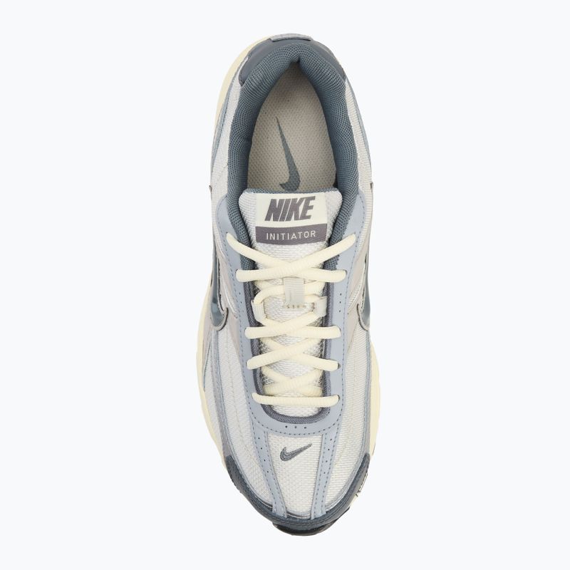 Nike Initiator men's running shoes light bone/coconut milk/ metallic silver/smoke grey 5