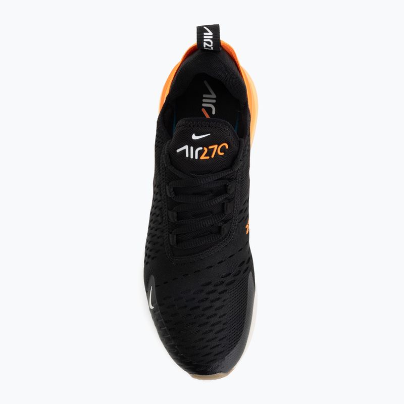 Men's shoes Nike Air Max 270 black/bright crimson/total orange 5
