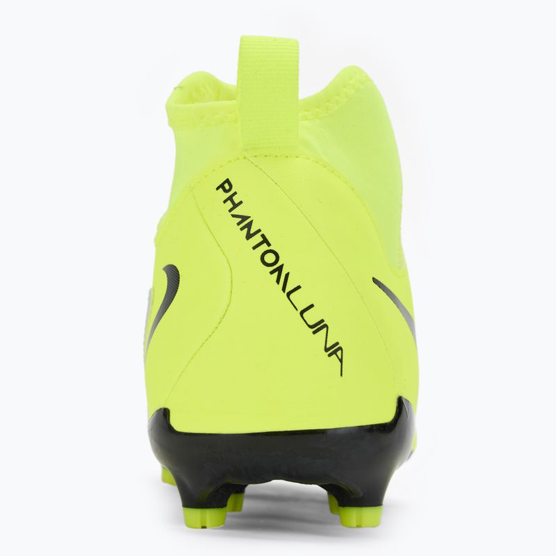 Nike Phantom Luna 2 Academy FG/MG metallic silver/volt/black children's football boots 6