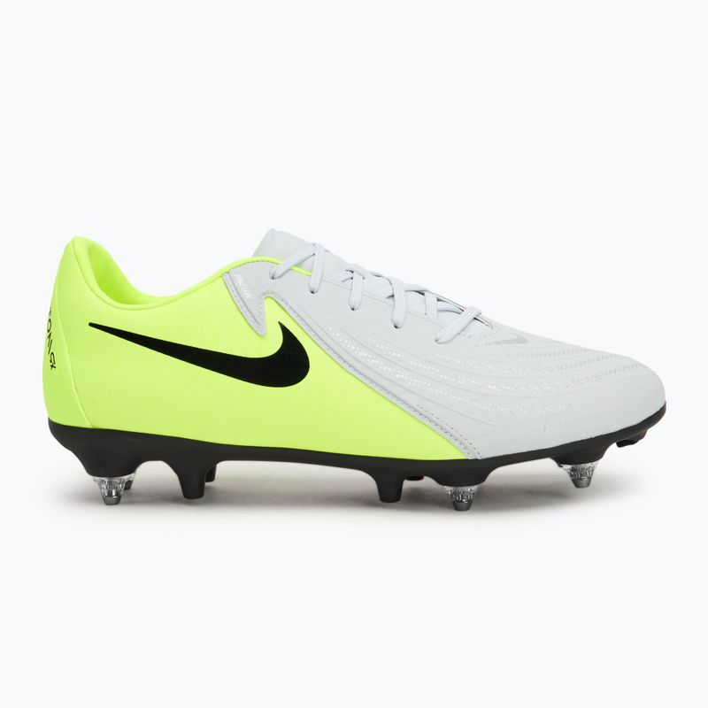 Men's Nike Phantom GX 2 Academy football boots metallic silver/volt/black 2