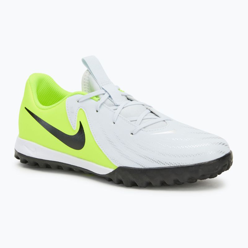 Nike Phantom GX 2 Academy TF children's football boots metallic silver/volt/black