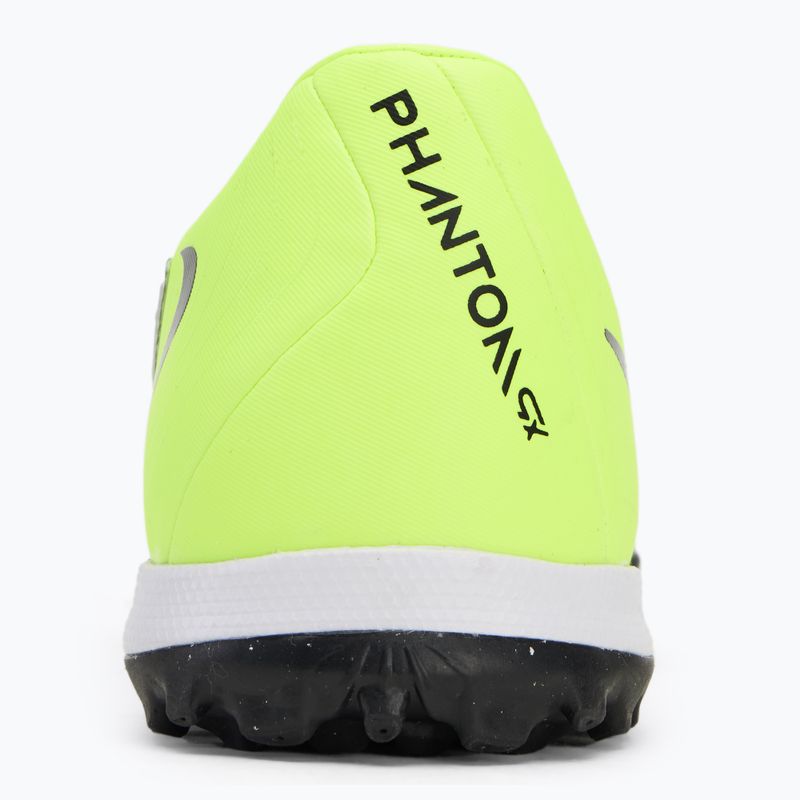 Men's football boots Nike Phantom GX 2 Academy TF metallic silver/volt/black 6