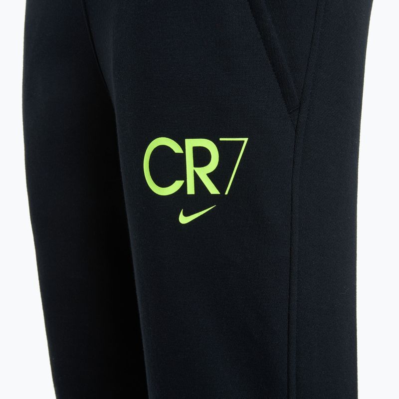 Nike CR7 Club Fleece children's trousers black / volt 3