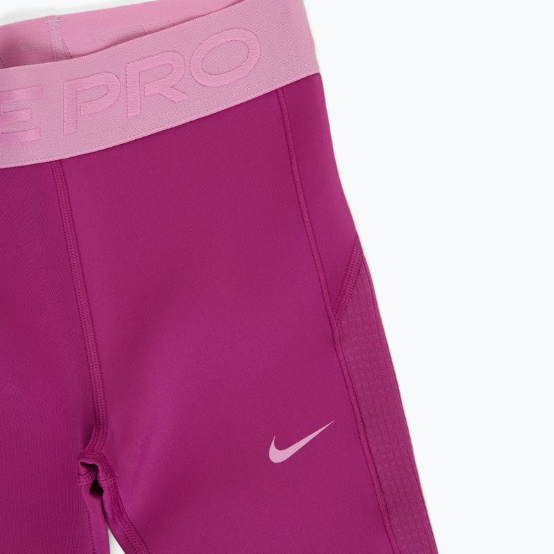 Nike Pro Dri-FIT Trainig children's training leggings hot fuchsia / black / beyond pink 5