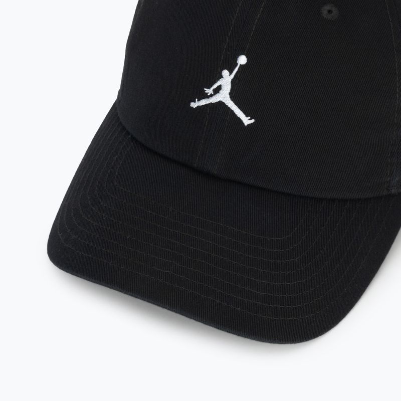 Baseball cap Nike Jordan Club Unstructured Curved-Bill black/white 3