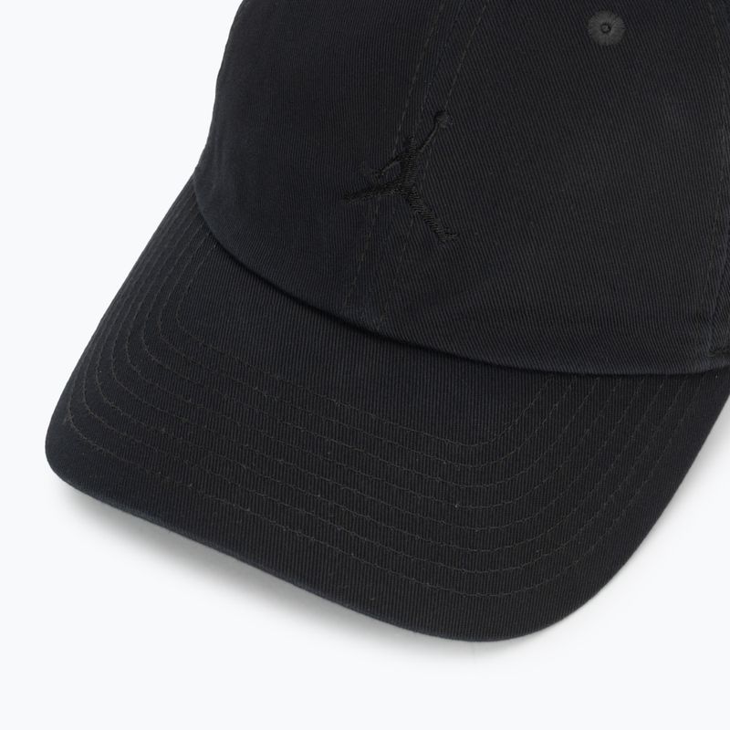 Czapka z daszkiem Nike Jordan Club Unstructured Curved-Bill black/black 3