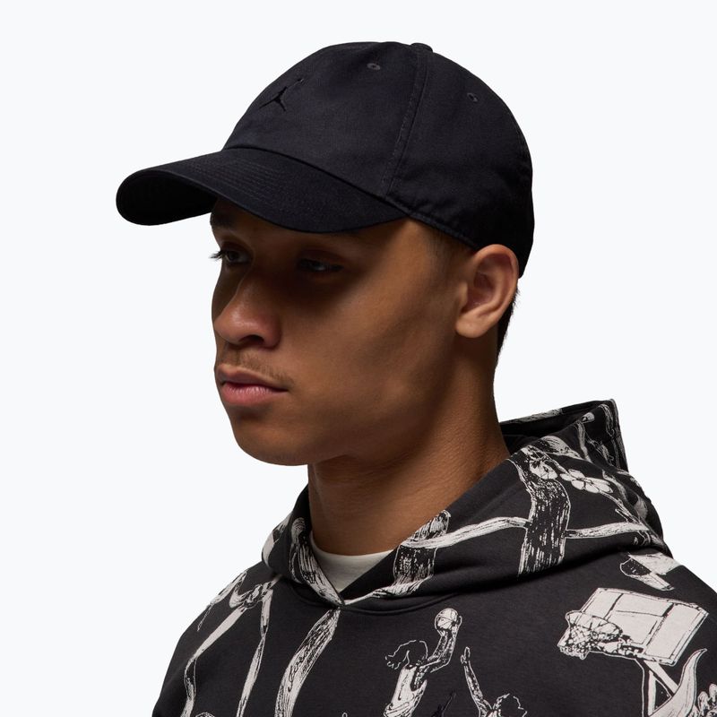 Baseball cap Jordan Club Unstructured Curved-Bill black/black 7