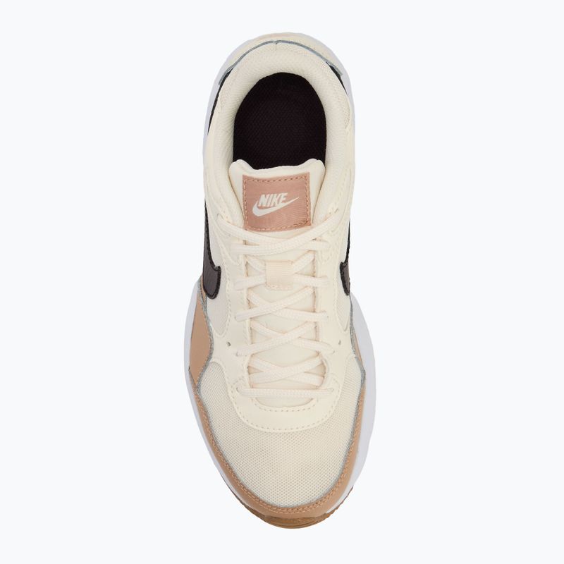 Nike Air Max SC children's shoes pale ivory/hemp/burgundy ash 5