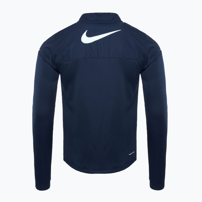 Men's Nike Sphere Element Therma-FIT 1/2 Zip obsidian running sweatshirt 2