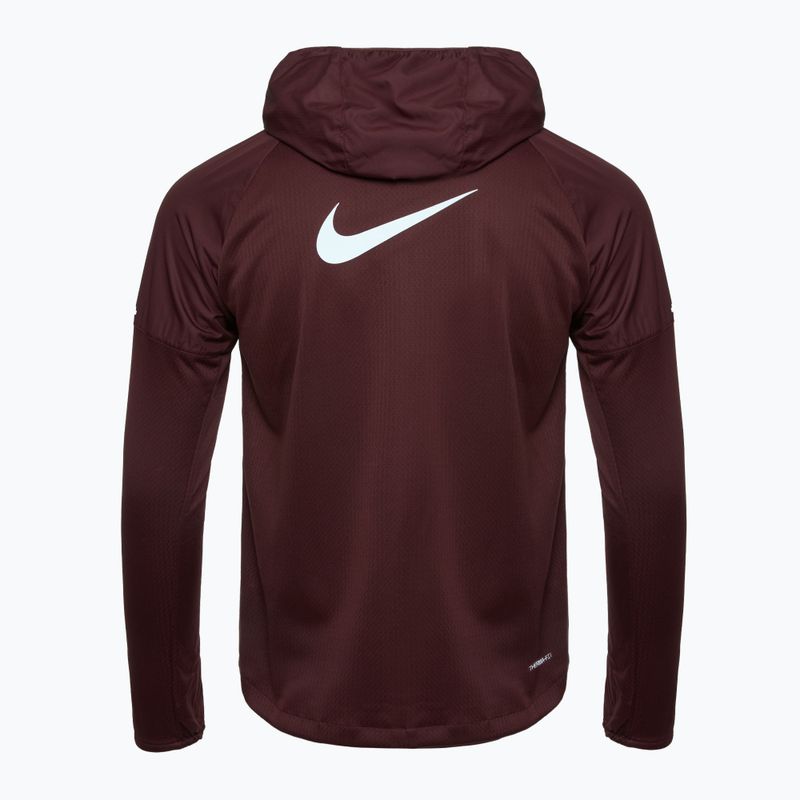 Men's Nike Sphere Miler Therma-FIT running jacket burgundy crush/burgundy crush 2