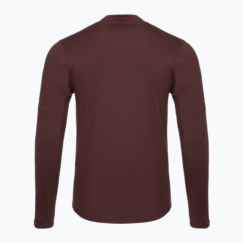 Men's Nike Dri-FIT Element 1/2-Zip running longsleeve burgundy crush 2