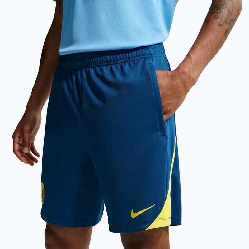 Men's football shorts Nike FC Barcelona Strike SE gym blue/opti yellow/opti yellow 2