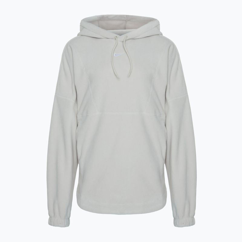 Nike One Therma-FIT women's sweatshirt light orewood brown/ white