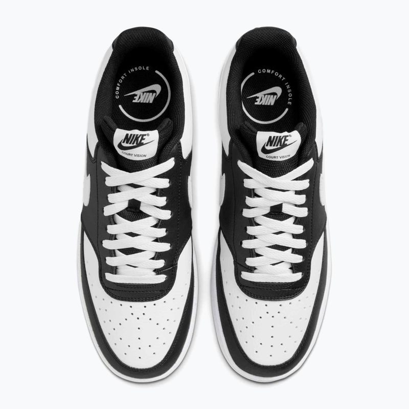 Men's Nike Court Vision Low black/white shoes 12