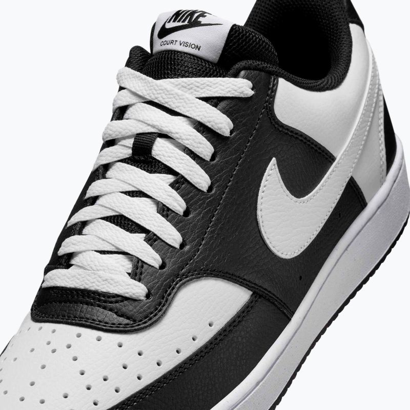 Men's Nike Court Vision Low black/white shoes 14