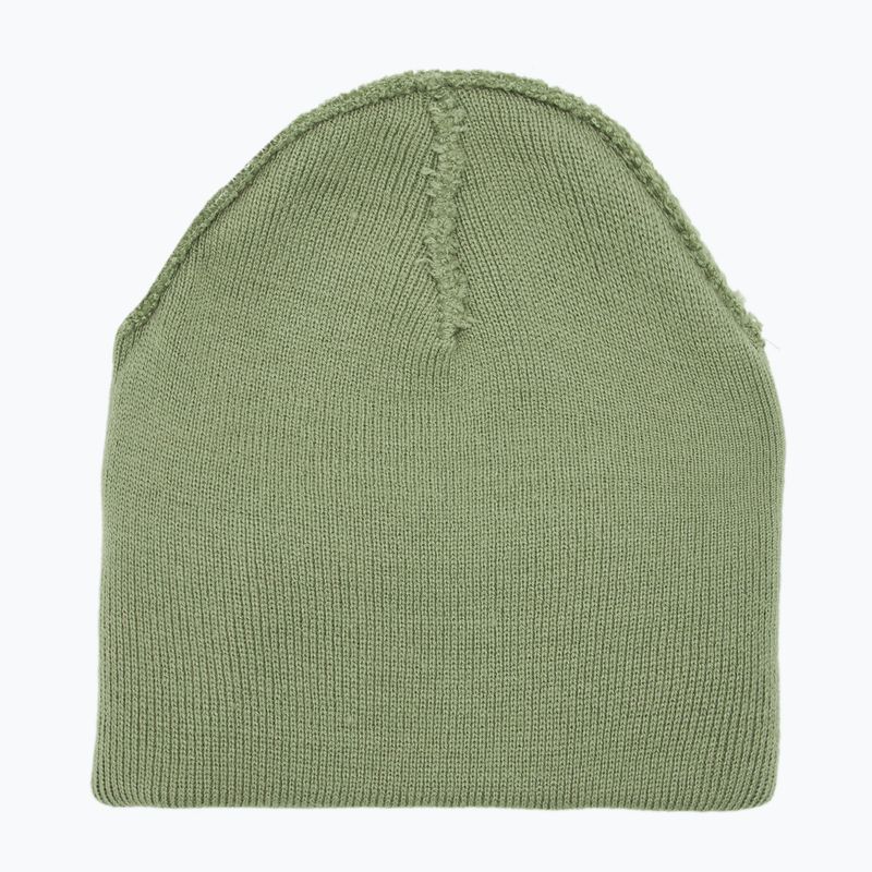 Nike Peak oil green/white children's winter beanie 4