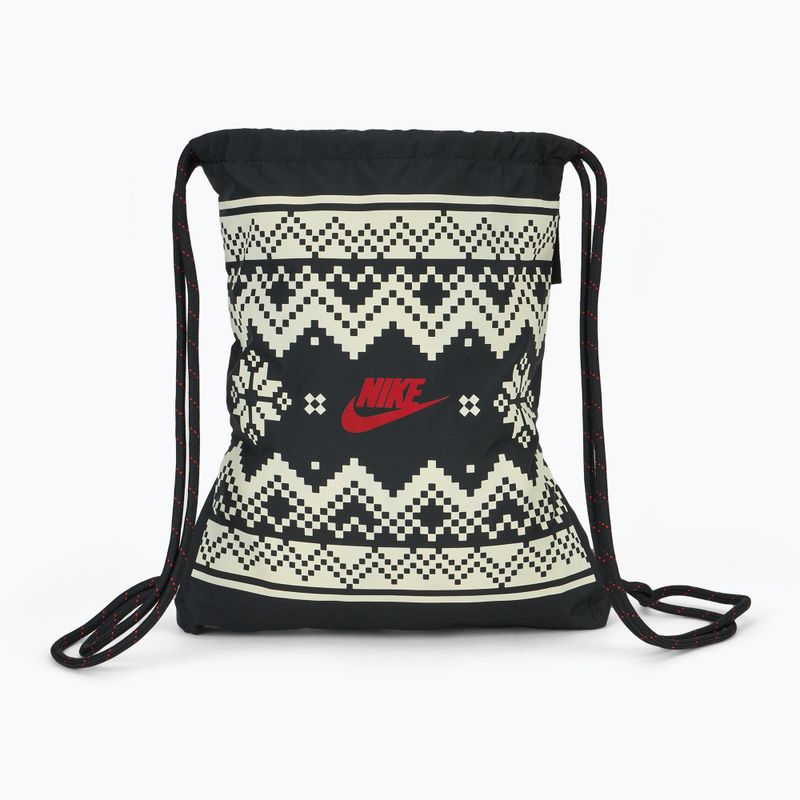 Bag Nike Heritage 13 l black/coconut milk/university red 2
