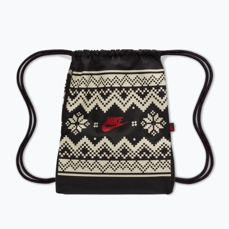 Bag Nike Heritage 13 l black/coconut milk/university red 5