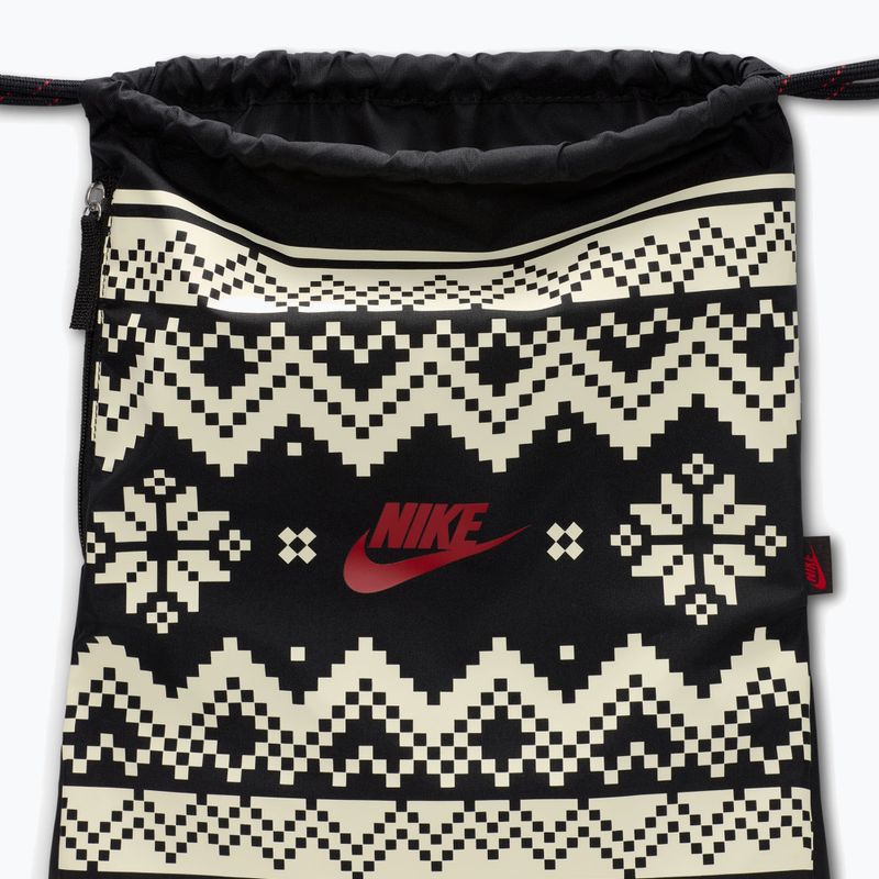 Bag Nike Heritage 13 l black/coconut milk/university red 7