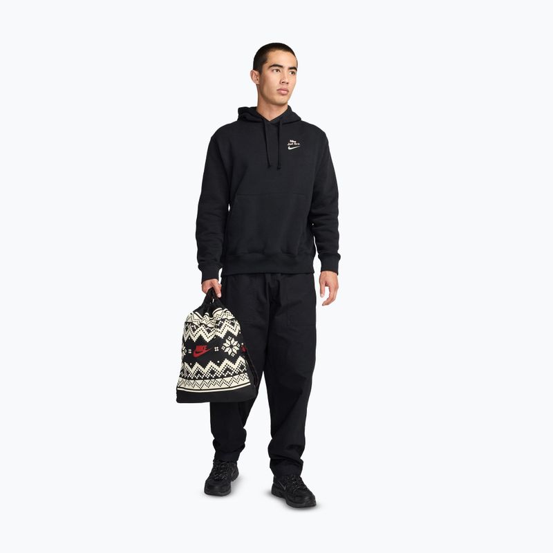 Bag Nike Heritage 13 l black/coconut milk/university red 10