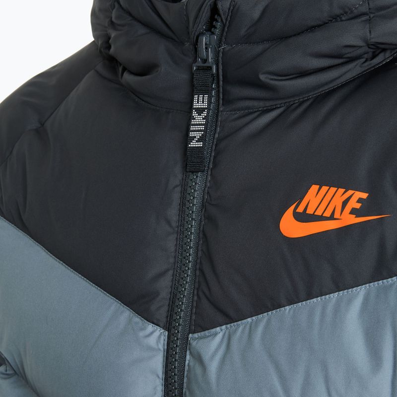 Nike Sportswear Big Kids Synthetic anthracite/ cool grey/ safety orange jacket 3