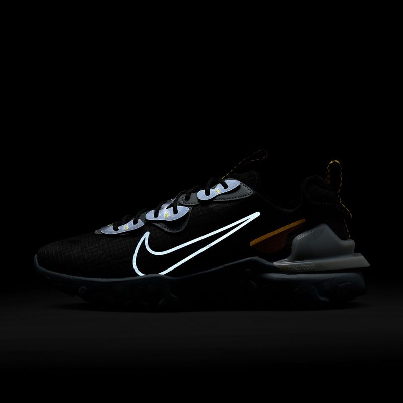 Men's shoes Nike React Vision Black/Laser Orange/Cool Grey 9