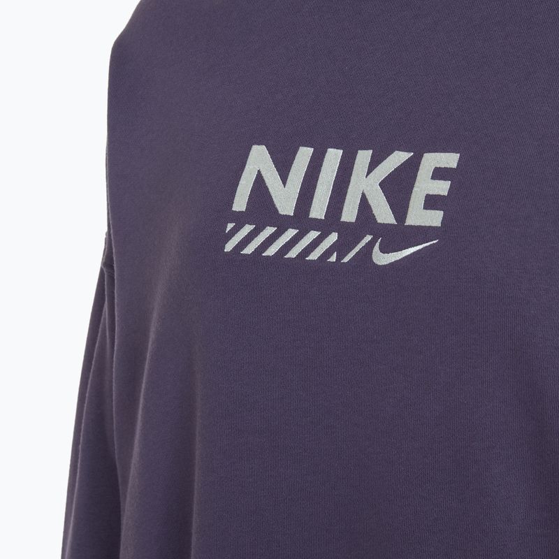 Women's sweatshirt Nike Sportswear Oversized Crew-Neck dark raisin 4