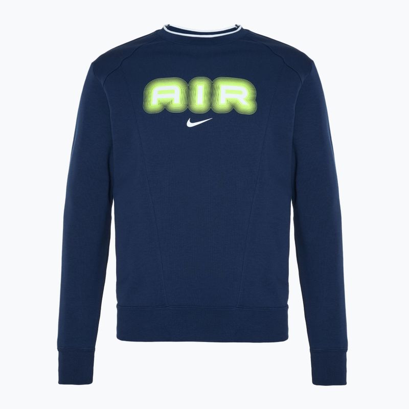 Men's sweatshirt Nike Sportstwear Air Crew-Neck black / gold
