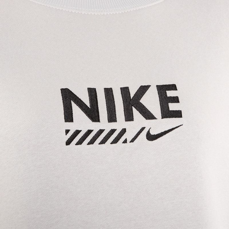 Women's Nike Sportswear Oversized Crew-Neck sweatshirt light iron ore 3