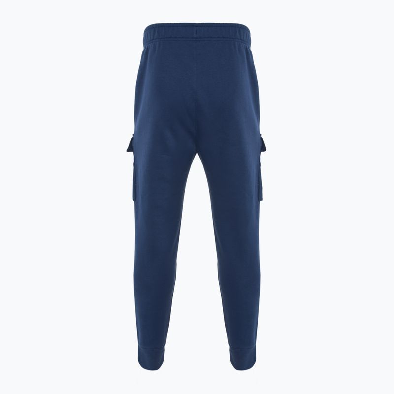 Men's Nike Air Fleece Cargo trousers midnight navy/ volt 2