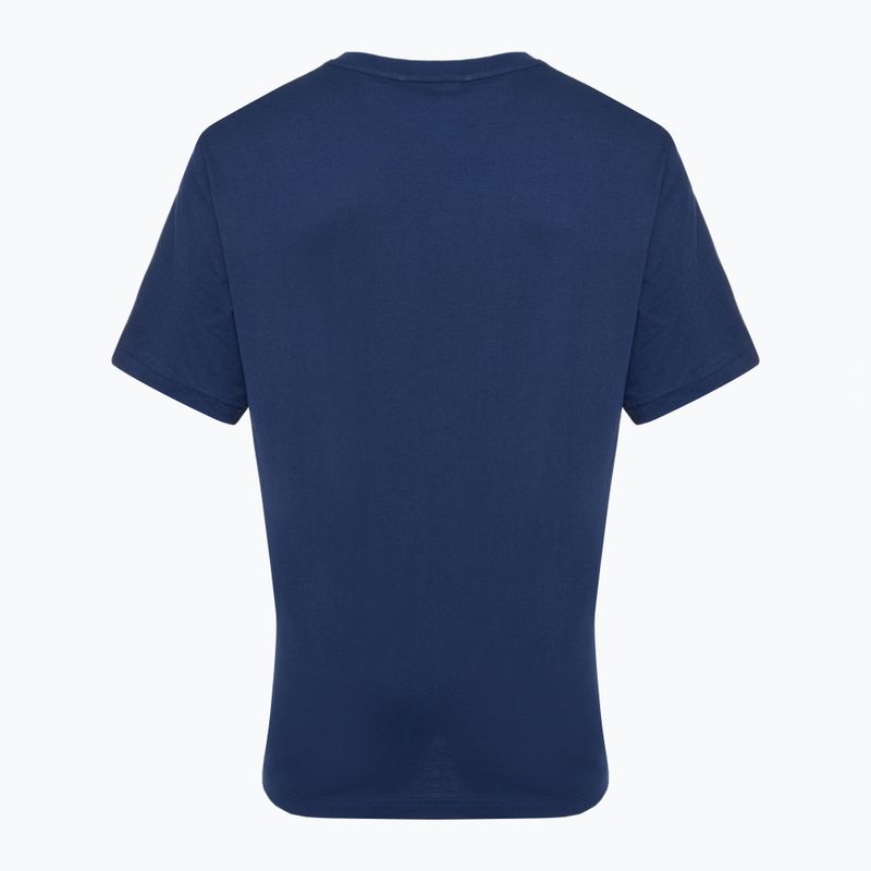 Men's Nike Air Graphic midnight navy/volt T-shirt 2