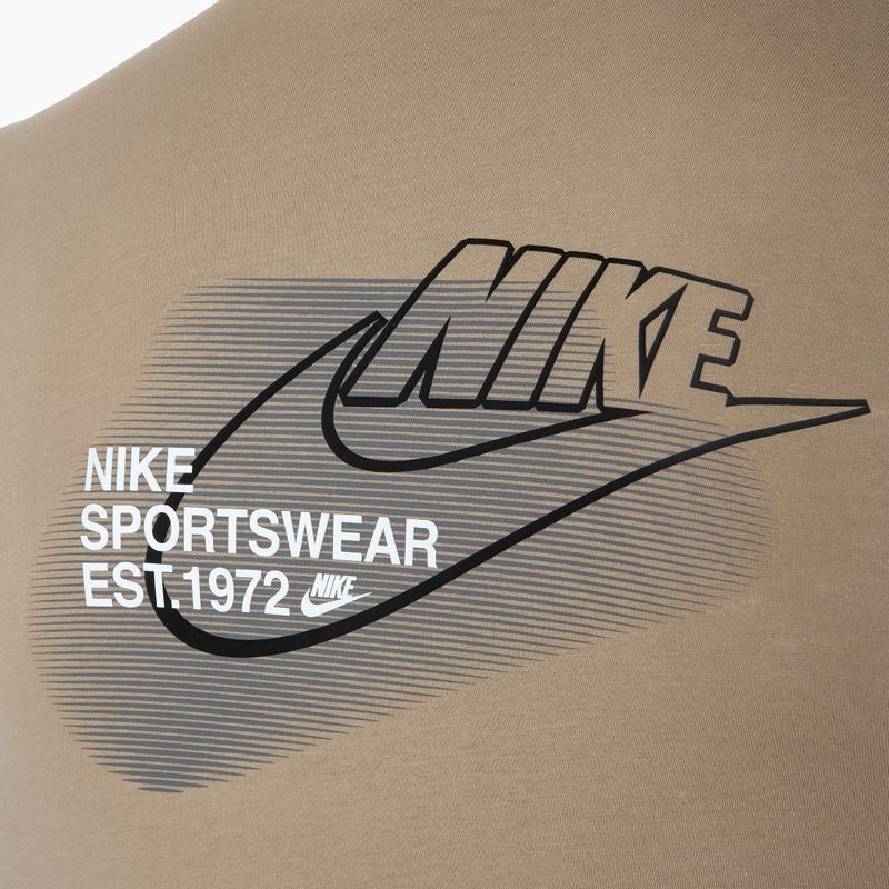 Nike Sportstwear Standard Issue khaki children's t-shirt 4