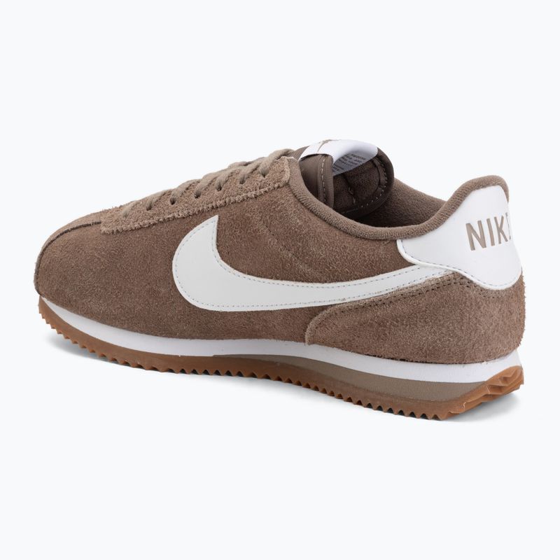 Women's shoes Nike Cortez Vintage Suede mink brown/gum med brown/white 3