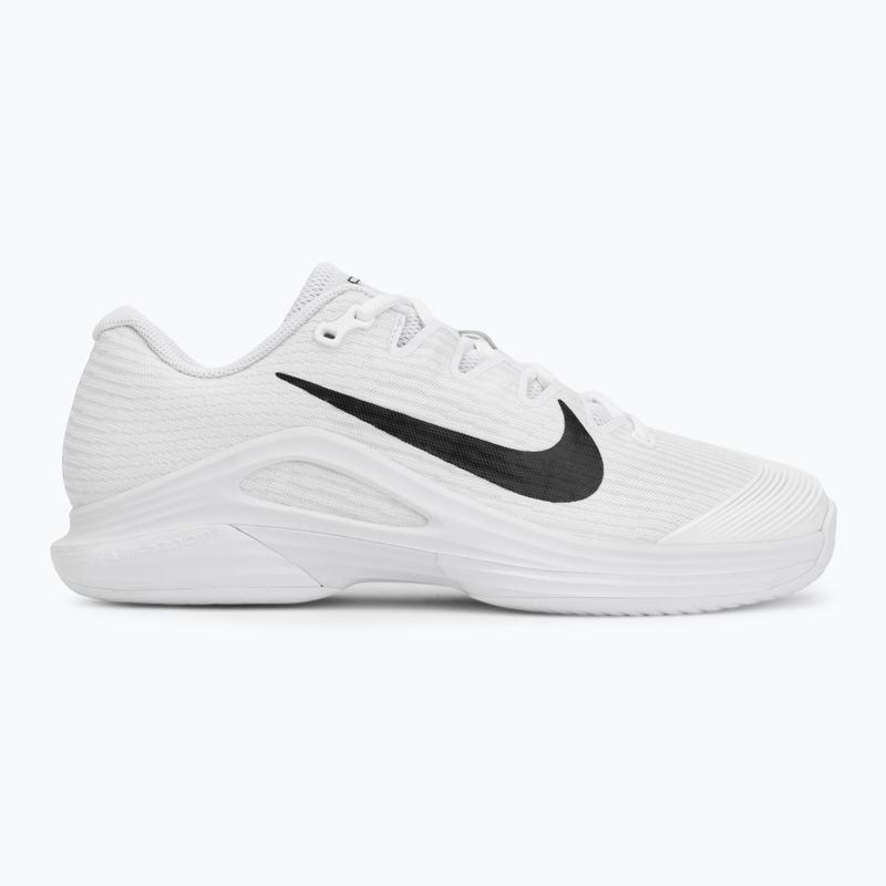 Men's tennis shoes Nike Vapor 12 white/black/radiant emerald 2