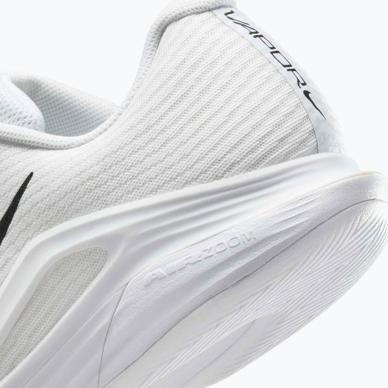 Men's tennis shoes Nike Vapor 12 white/black/radiant emerald 9