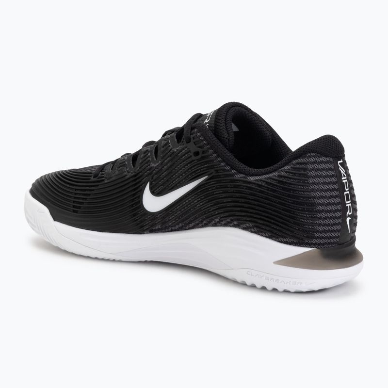 Women's tennis shoes Nike Vapor 12 black/dark smoke grey/white 3