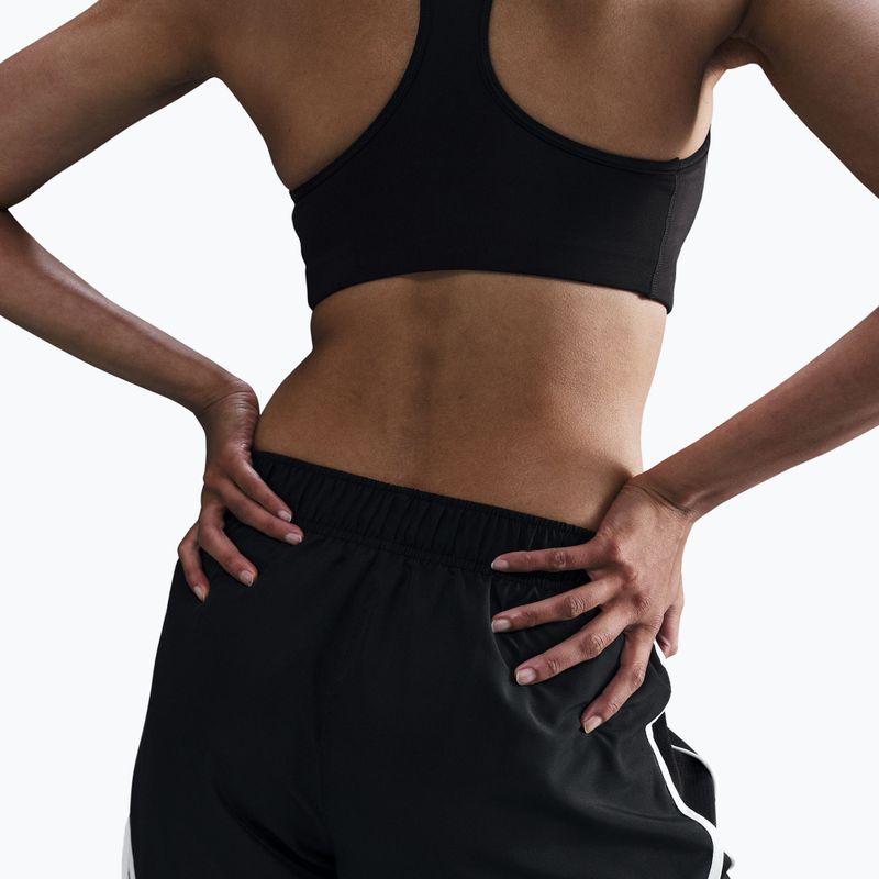 Women's running shorts Nike Tempo Dri-Fit Mid-Rise black/black/white 5