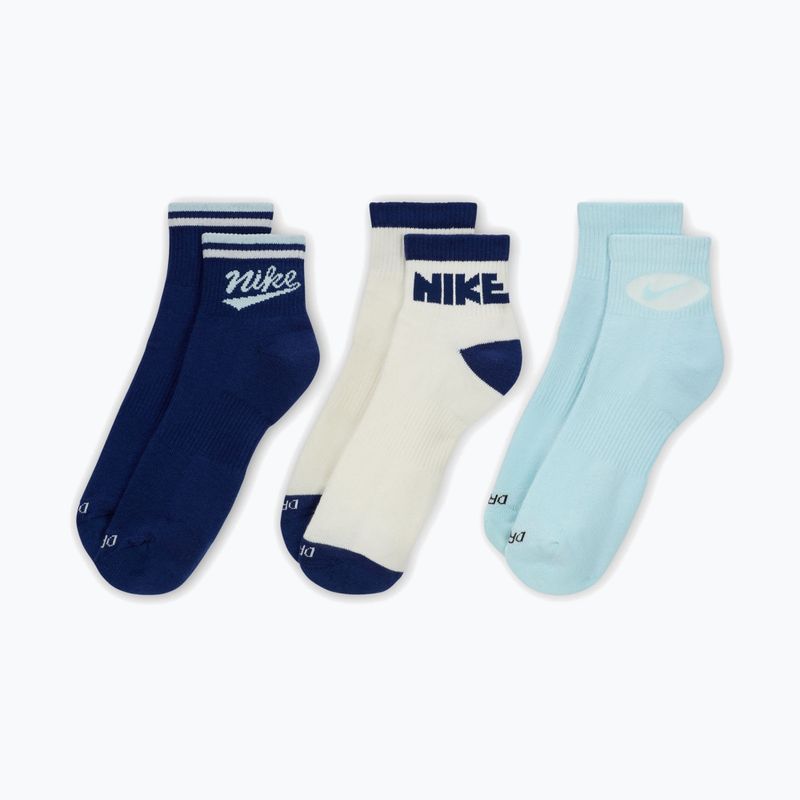 Men's socks Nike Everyday Plus Ankle 3 pairs multi-color/902 2