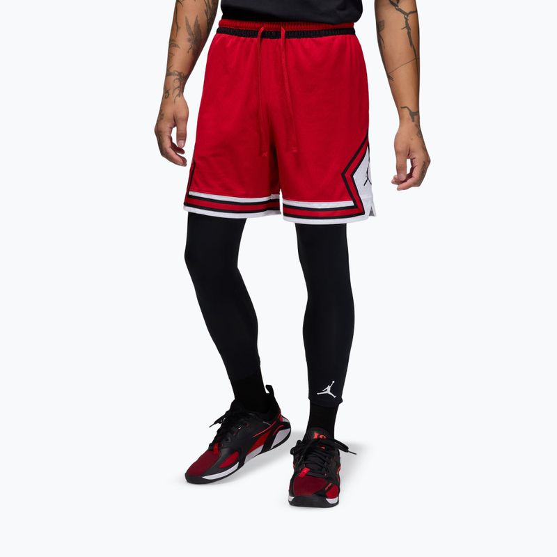 Men's basketball shorts Jordan Mesh Diamond 4" gym red/white/black