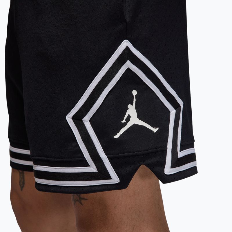 Men's basketball shorts Jordan Mesh Diamond 4" black/white/white 6