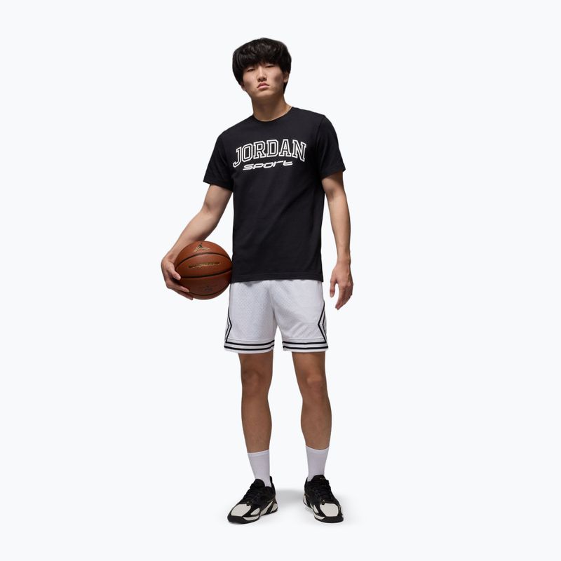 Men's basketball shorts Jordan Mesh Diamond 4" white/black/black 2