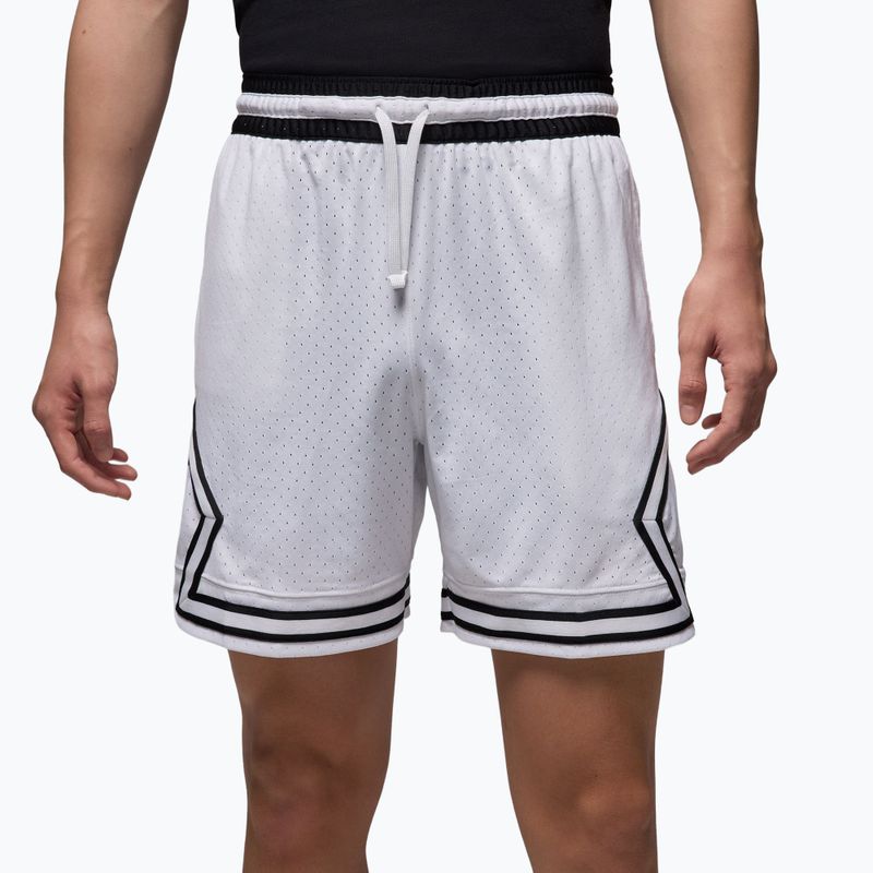 Men's basketball shorts Nike Jordan Mesh Diamond 4" white/black/black 3